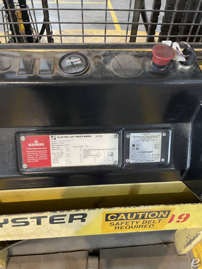 2015 Hyster R30ES