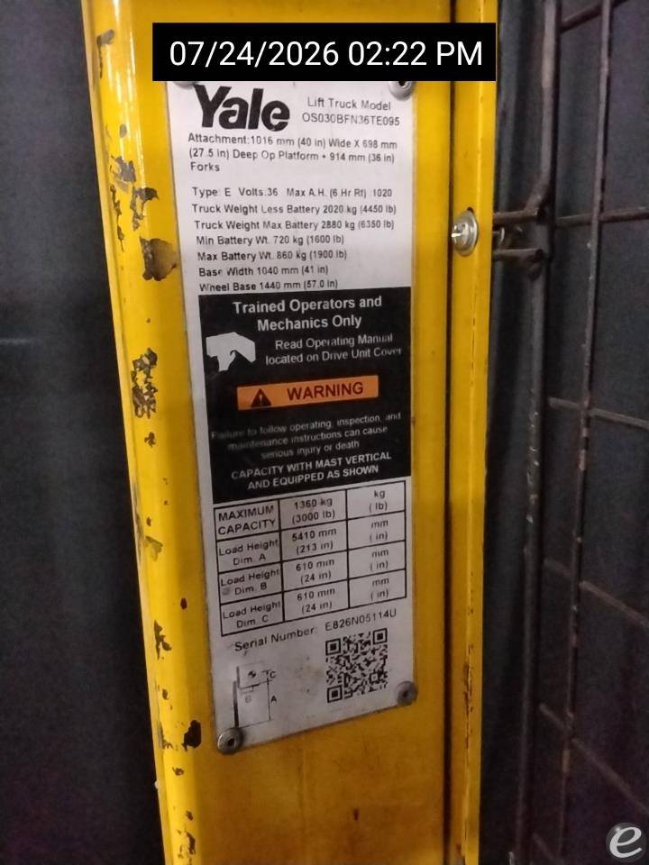 2020 Yale OS030BF