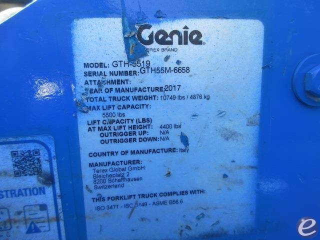 2017 Genie GTH5519