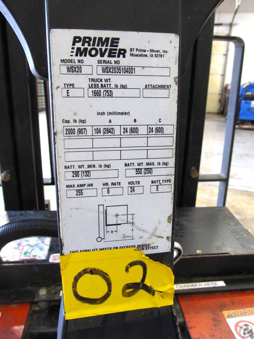 2005 Prime Mover WSX20