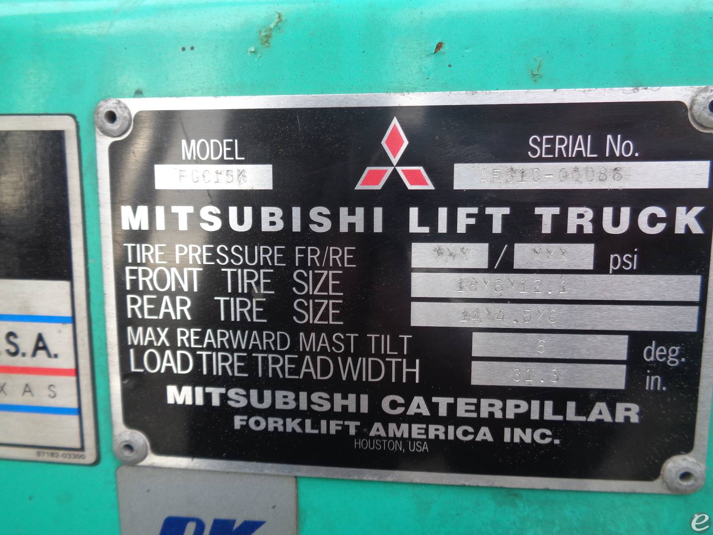 Mitsubishi FGC15K
