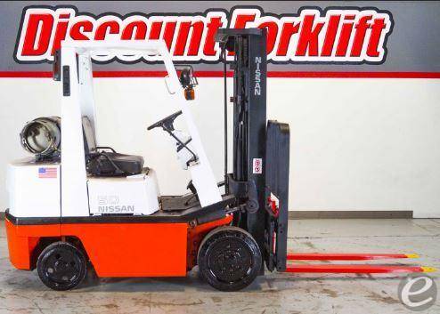 1984 Nissan                                             CPF02A25V LP Gas Forklift - 123Forklift