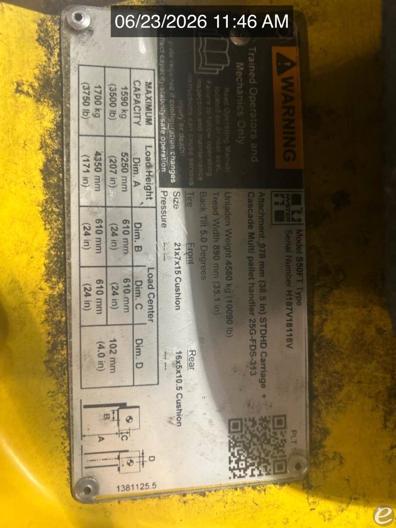 2021 Hyster S50FT