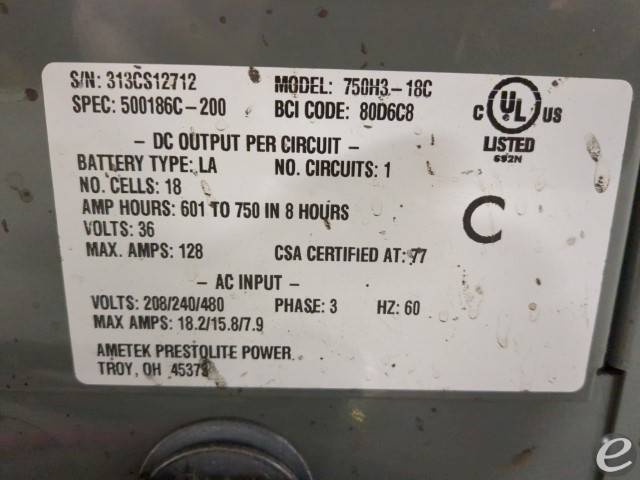 Ametek Prestolite Power 750H3-18C