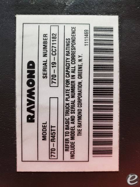 2019 Raymond 770-R45TT