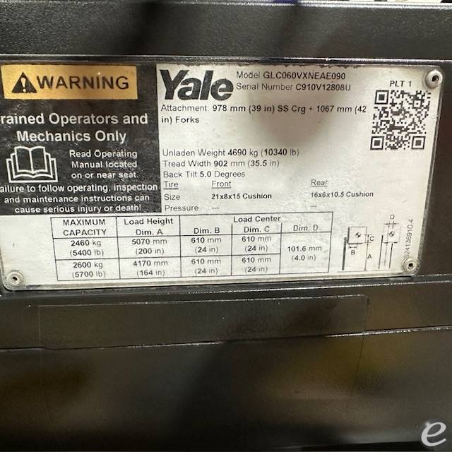 2020 Yale GLC060VX
