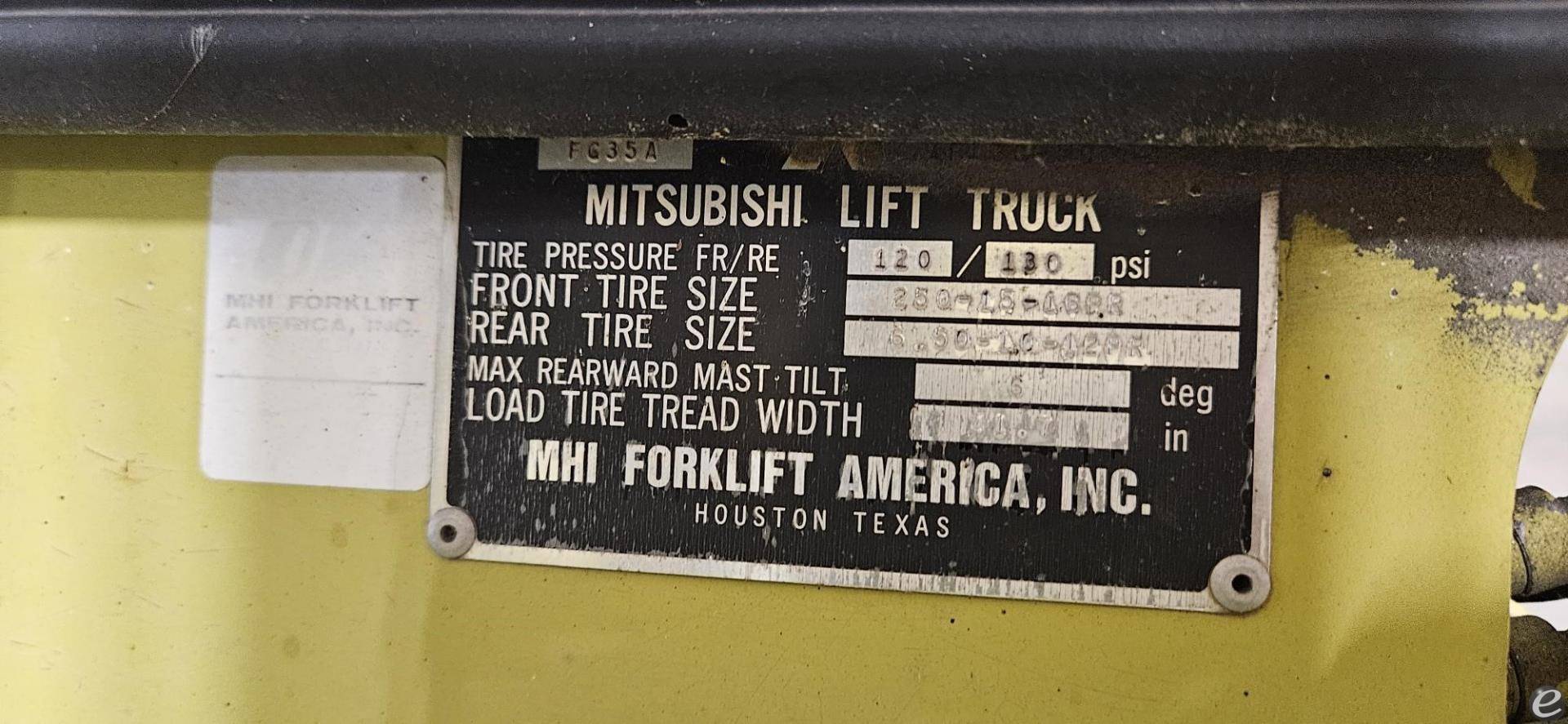 1991 Mitsubishi FG35A