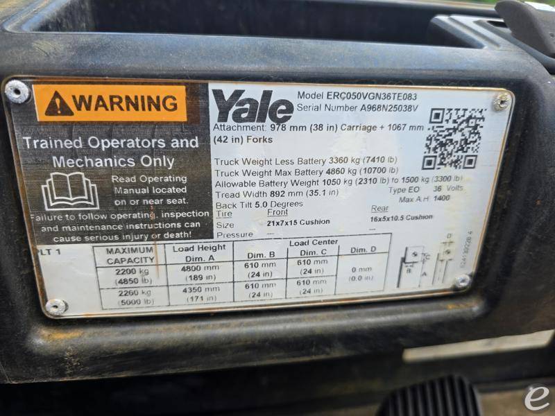 2021 Yale ERC050VG