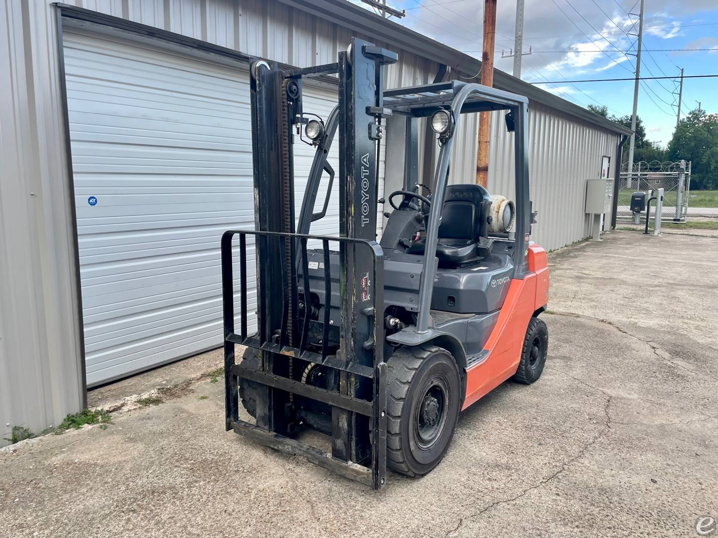 2010 LP Gas Toyota 8FGU25 Pneumatic Tire 4 Wheel Sit Down