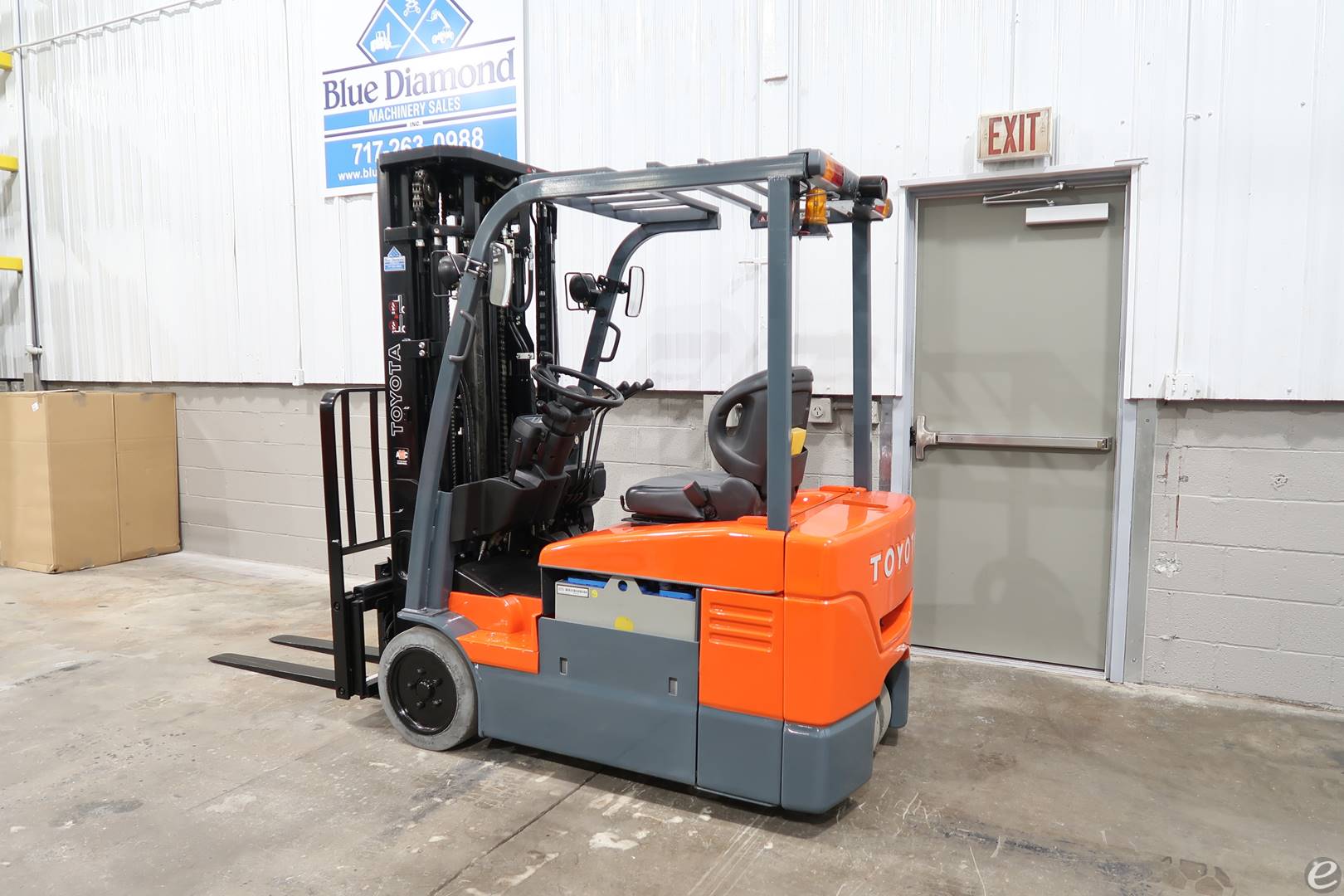 2015 Toyota 7FBEU18 Electric Forklift - 123Forklift