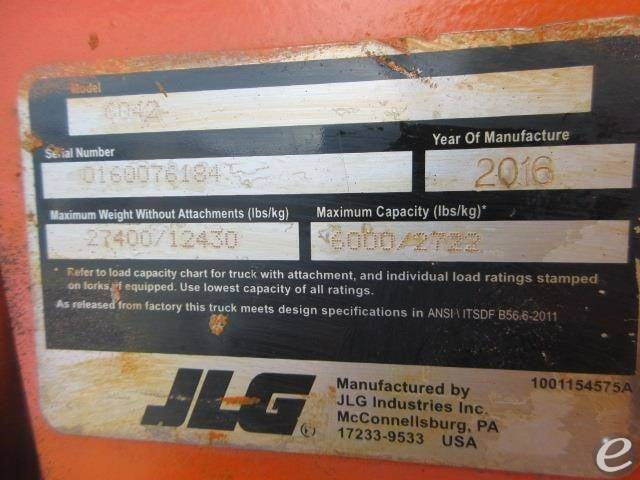 2016 JLG 6042