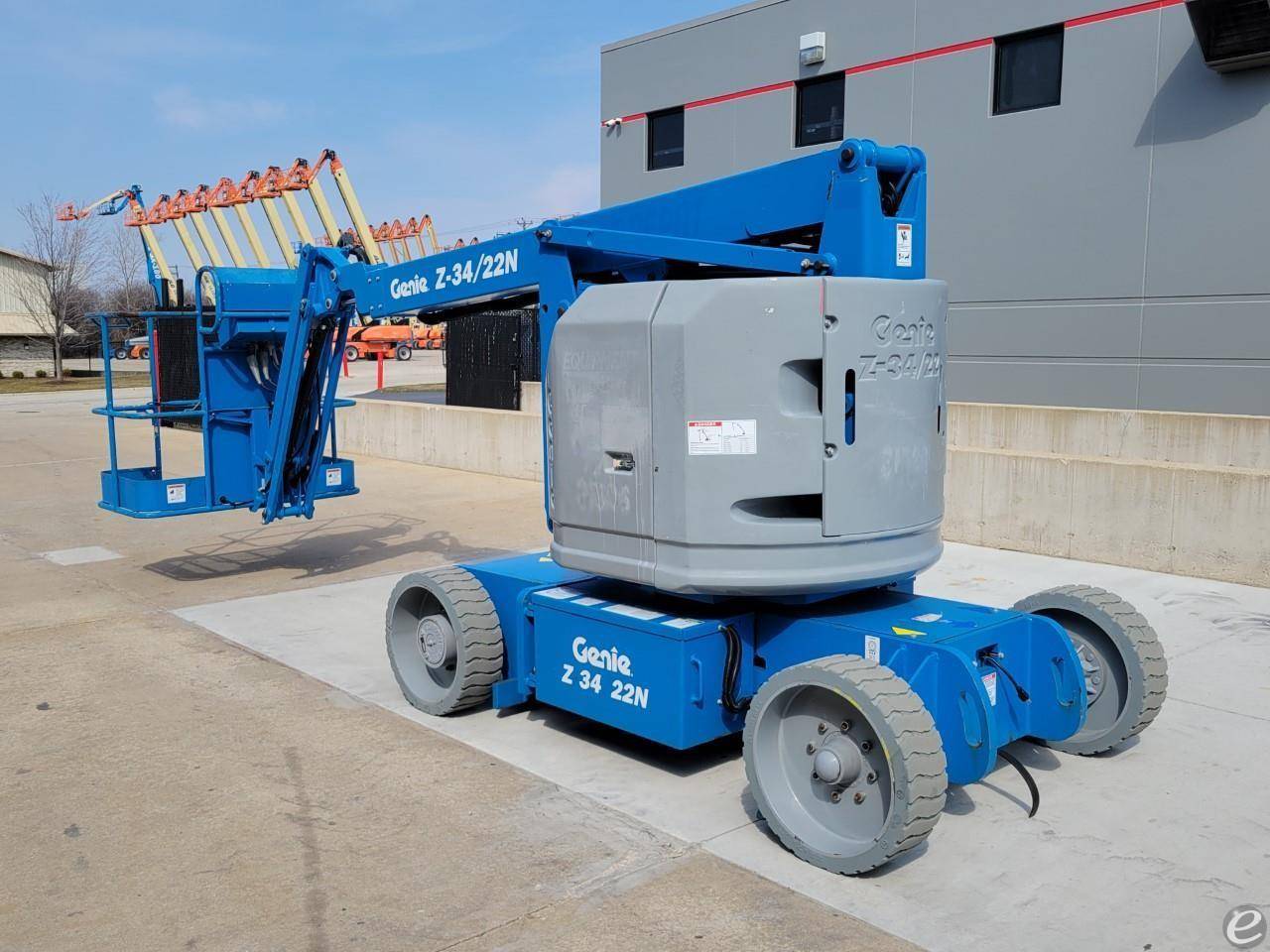 2015 Genie Z34/22N Electric Boom Lift - 123Forklift