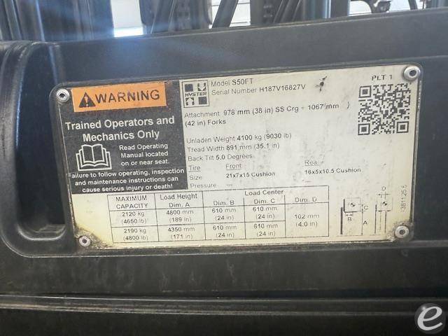 2021 Hyster S50FT LP Gas Forklift - 123Forklift