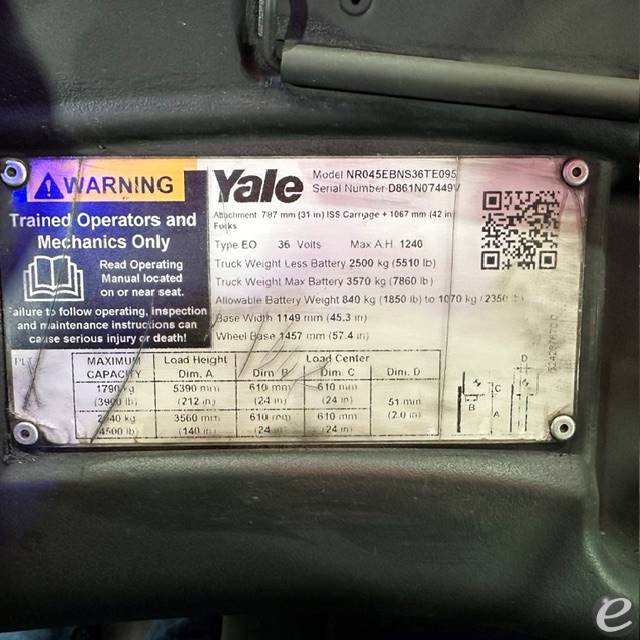 2021 Yale NR045EB