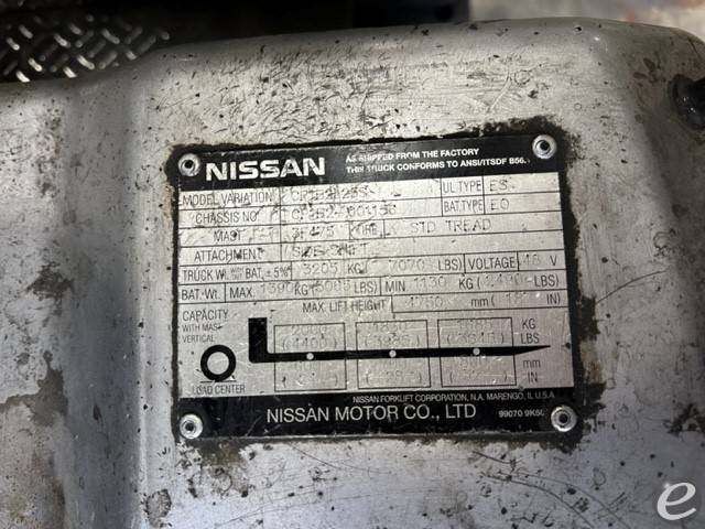 2012 Nissan   CP1B2L25S Electric 4 ...