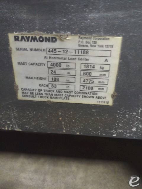 2012 Raymond 445-C30TT