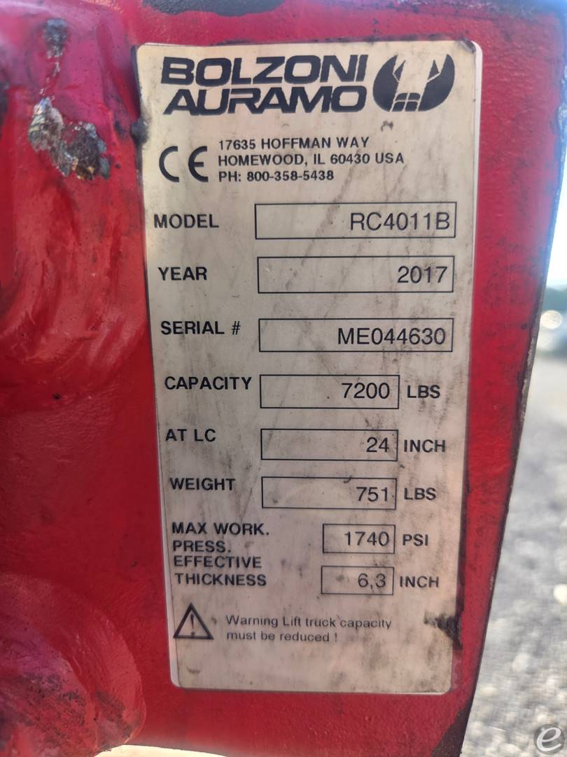 2017 Bolzoni RC4011B