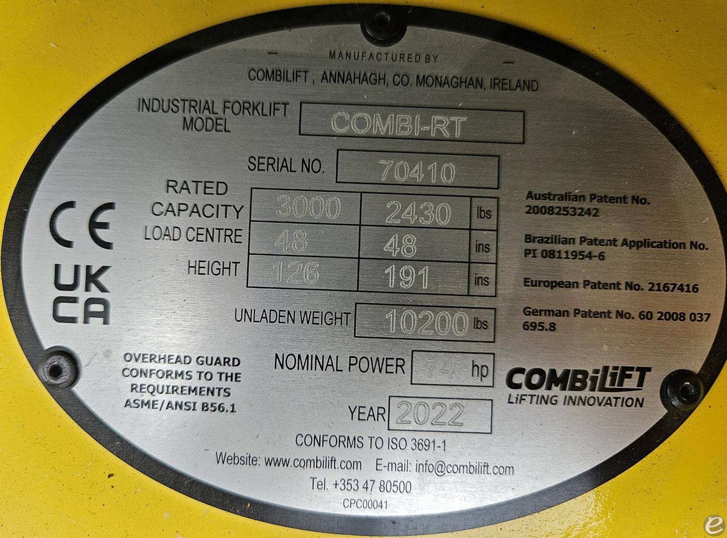 2022 Combilift COMBI-RT