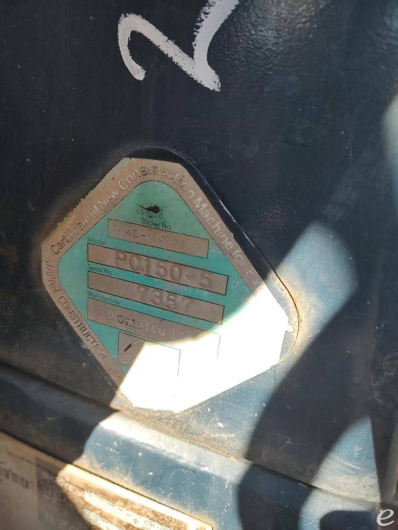 1991 Komatsu PC150-5