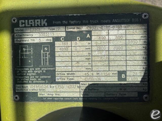 2012 Clark C32CL