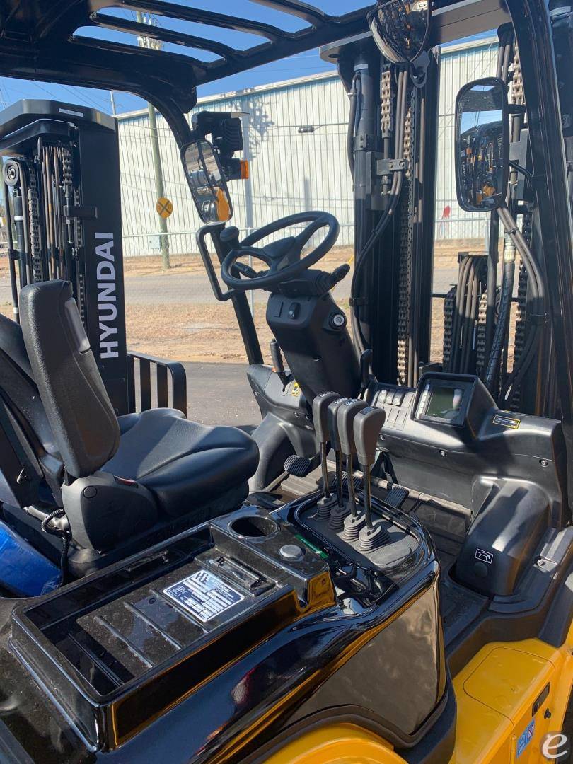 2022 Diesel Hyundai 50da 9 Pneumatic Tire 4 Wheel Sit Down 