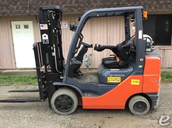 2018 Toyota 8FGCU30 LP Gas Forklift...