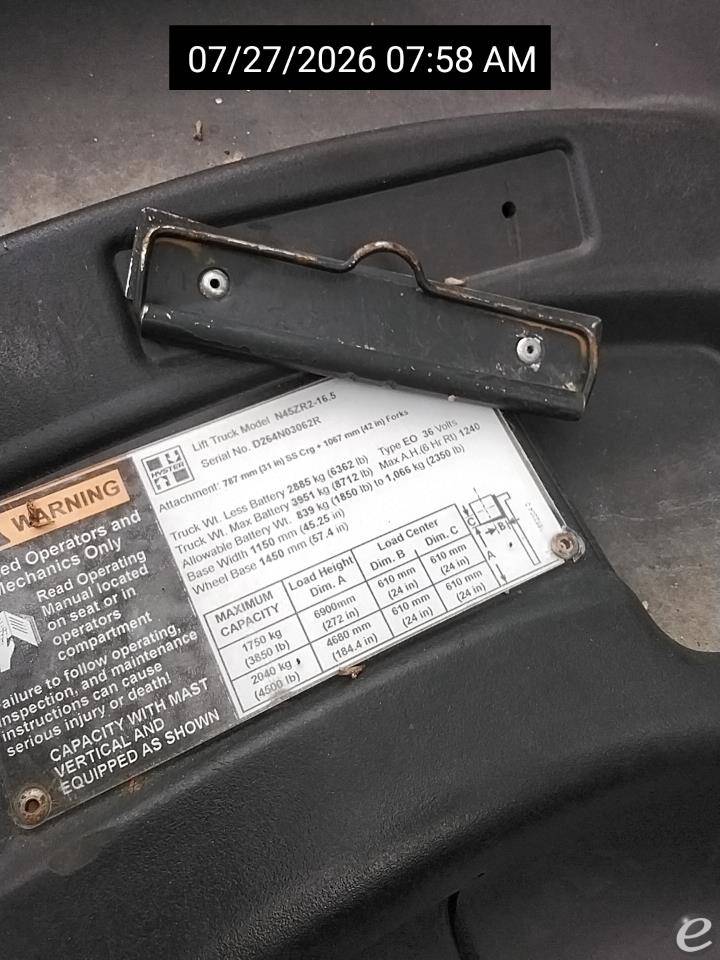 2017 Hyster N45ZR2
