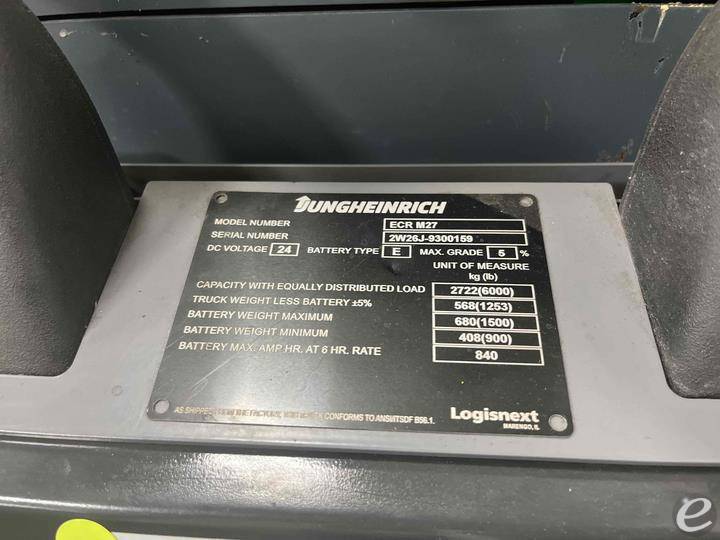 2022 Jungheinrich ECR M27