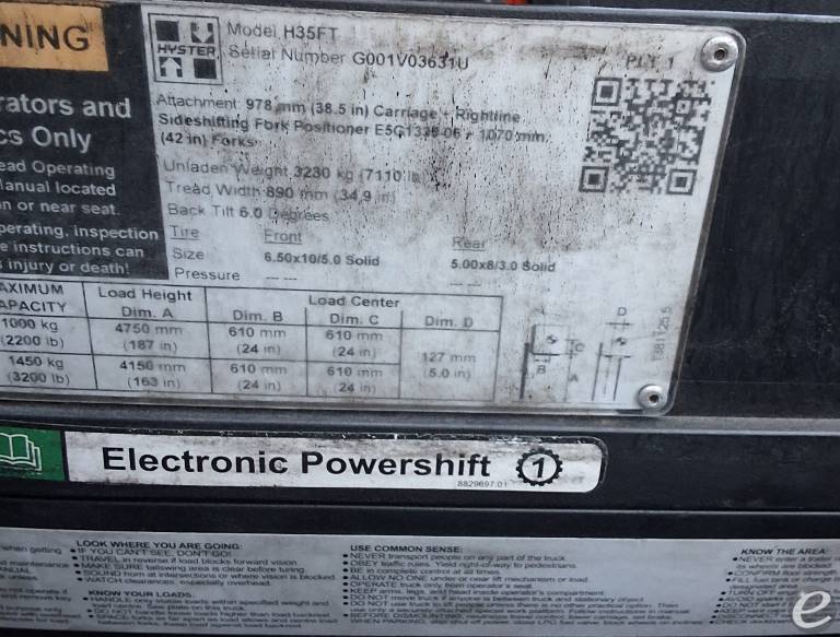 2020 Hyster H35FT