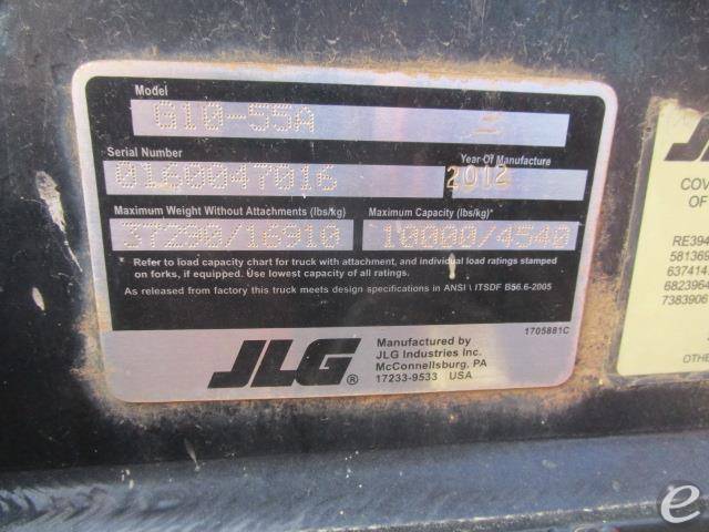 2012 JLG G10-55A