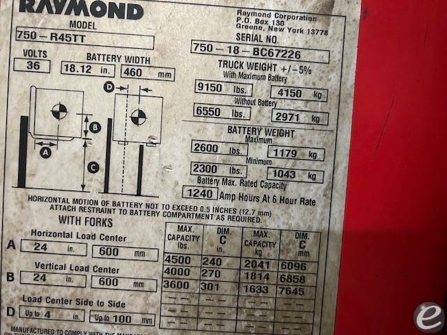 Raymond 750R45TT