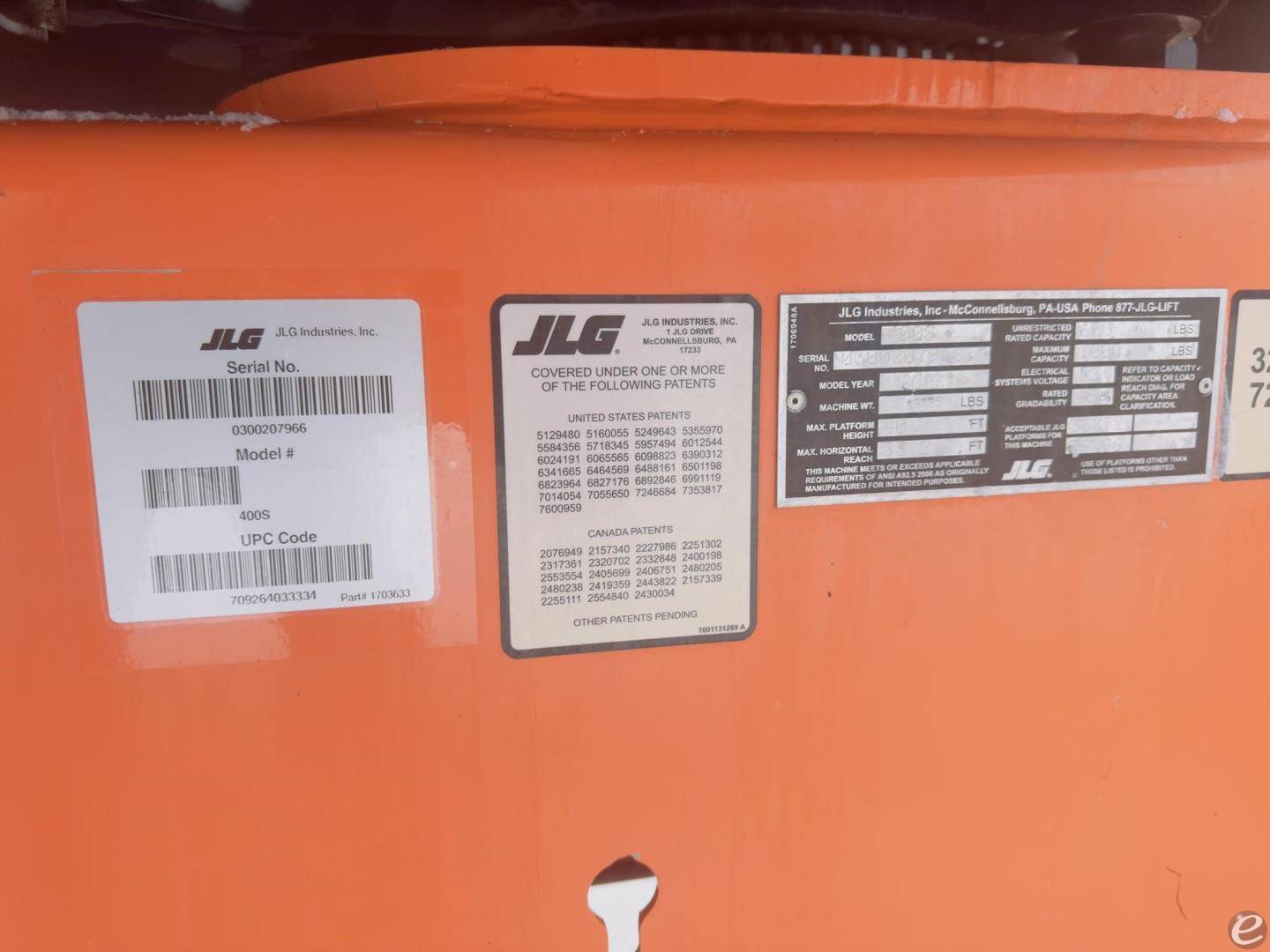 2015 JLG 400S