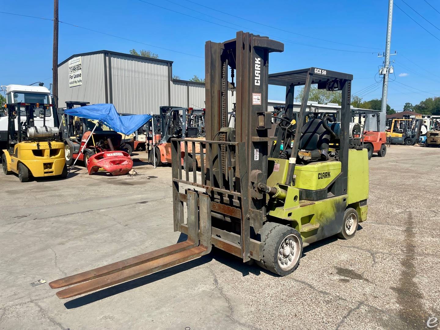 1995 Clark GCX50 LP Gas Forklift