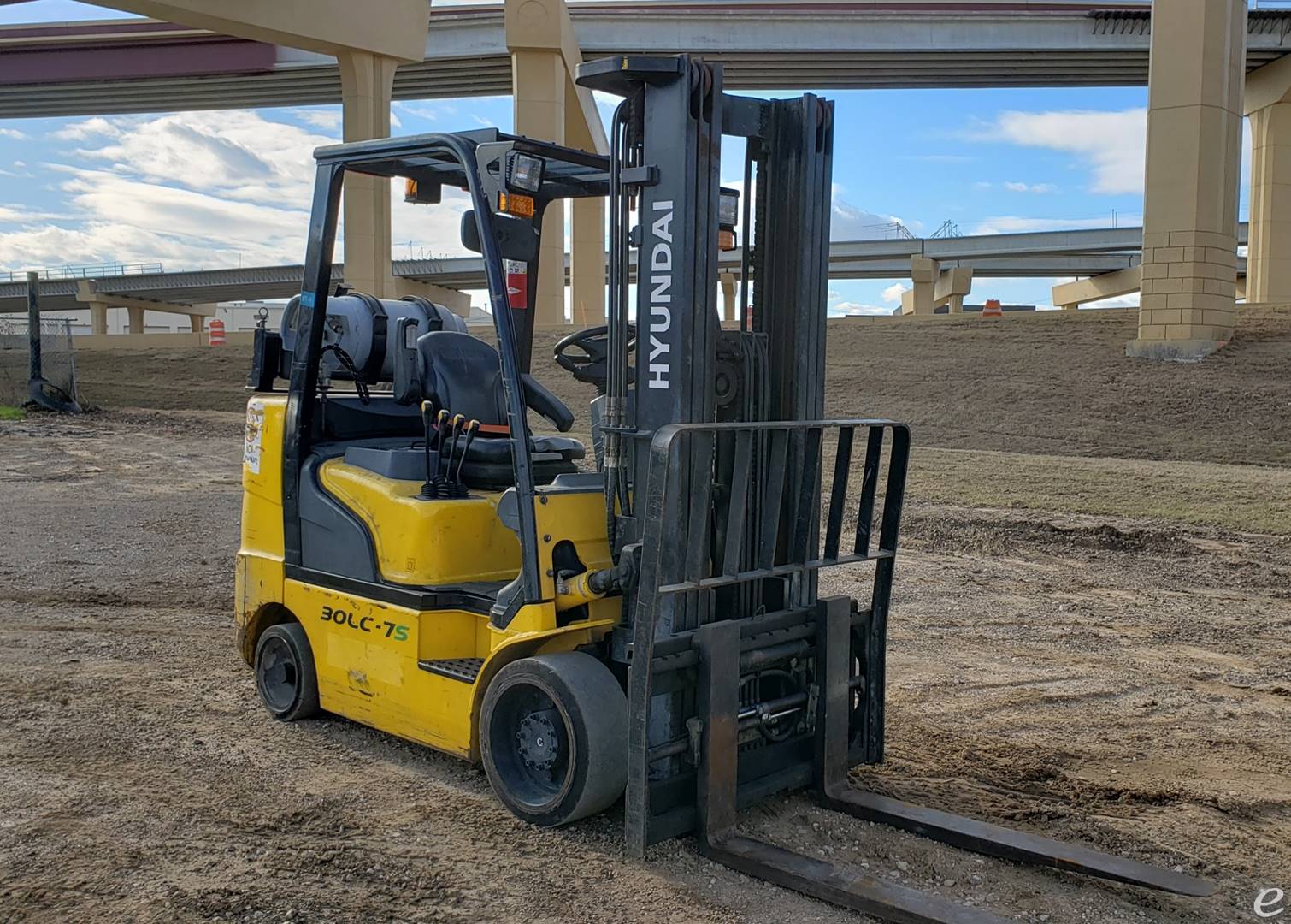 2016 Hyundai 30LC-7S LP Gas Forklift - 123Forklift