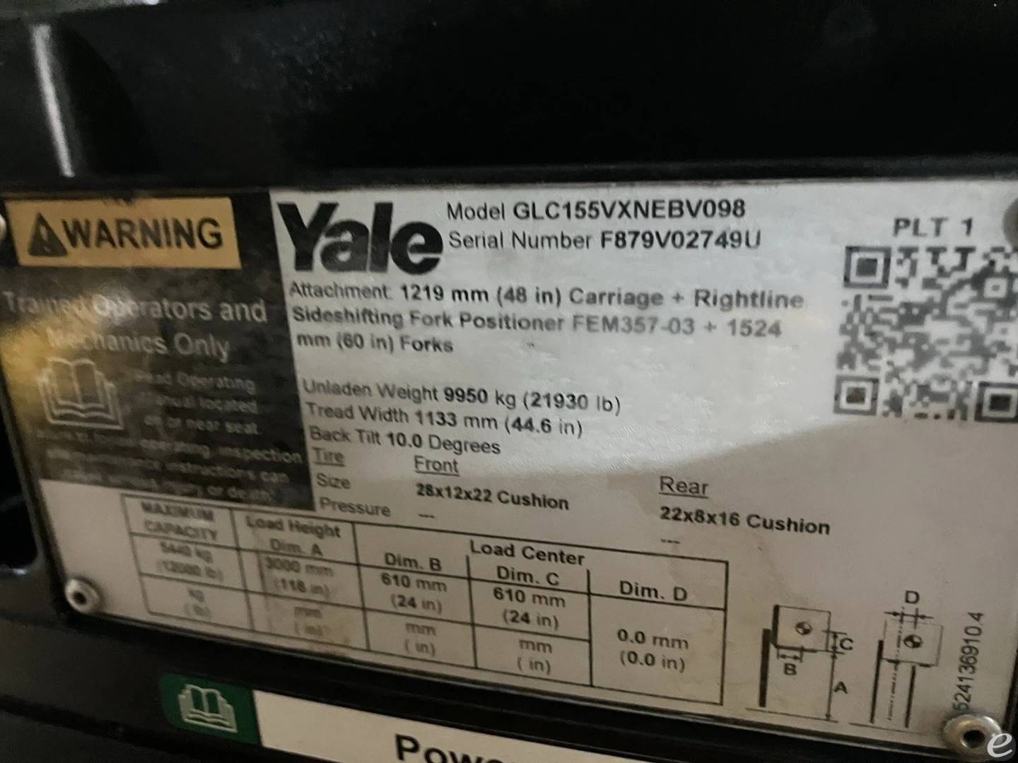 2020 Yale GLC155