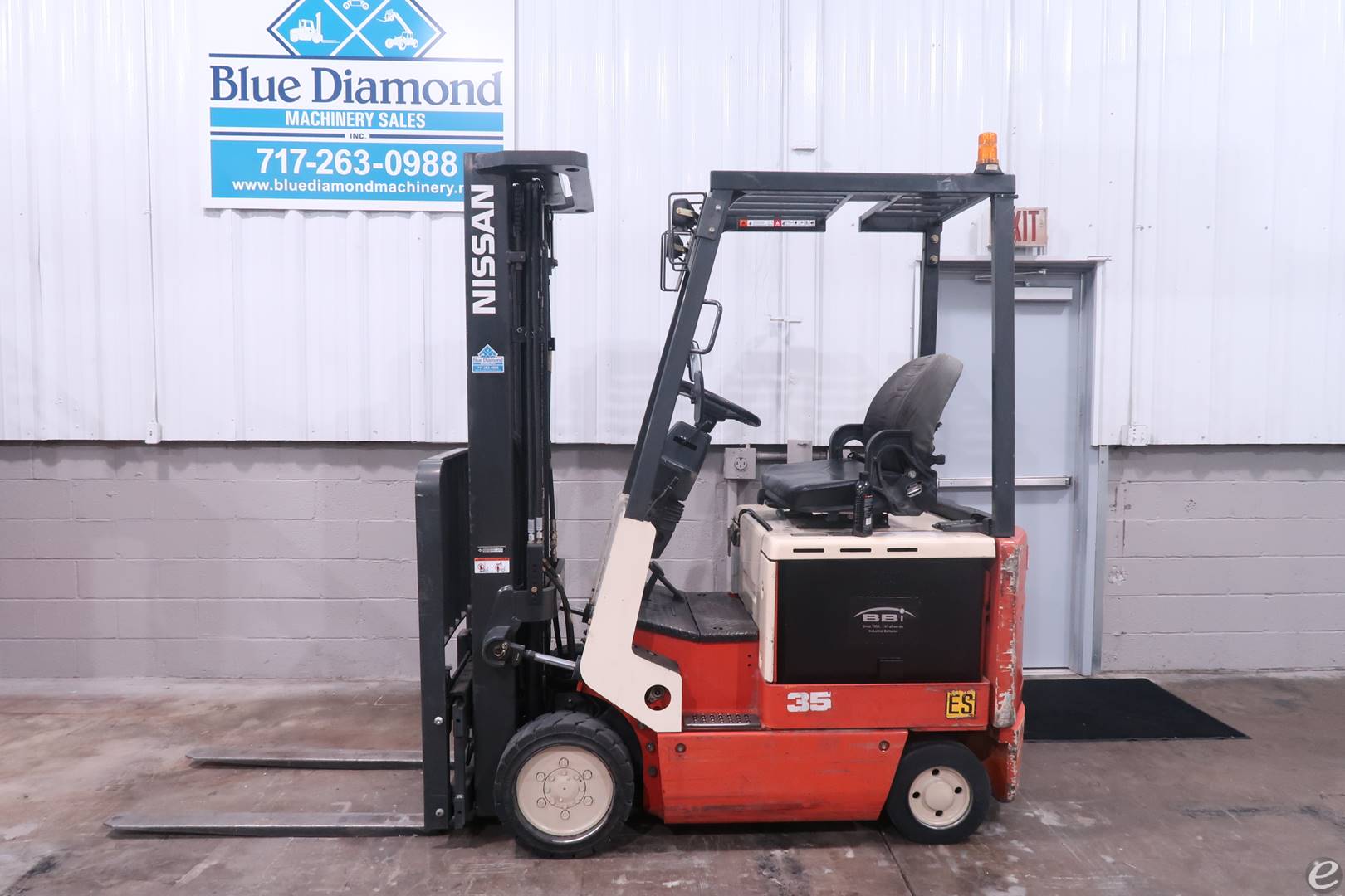 2005 Nissan                                             CSP01L18S Electric Forklift - 123Forklift