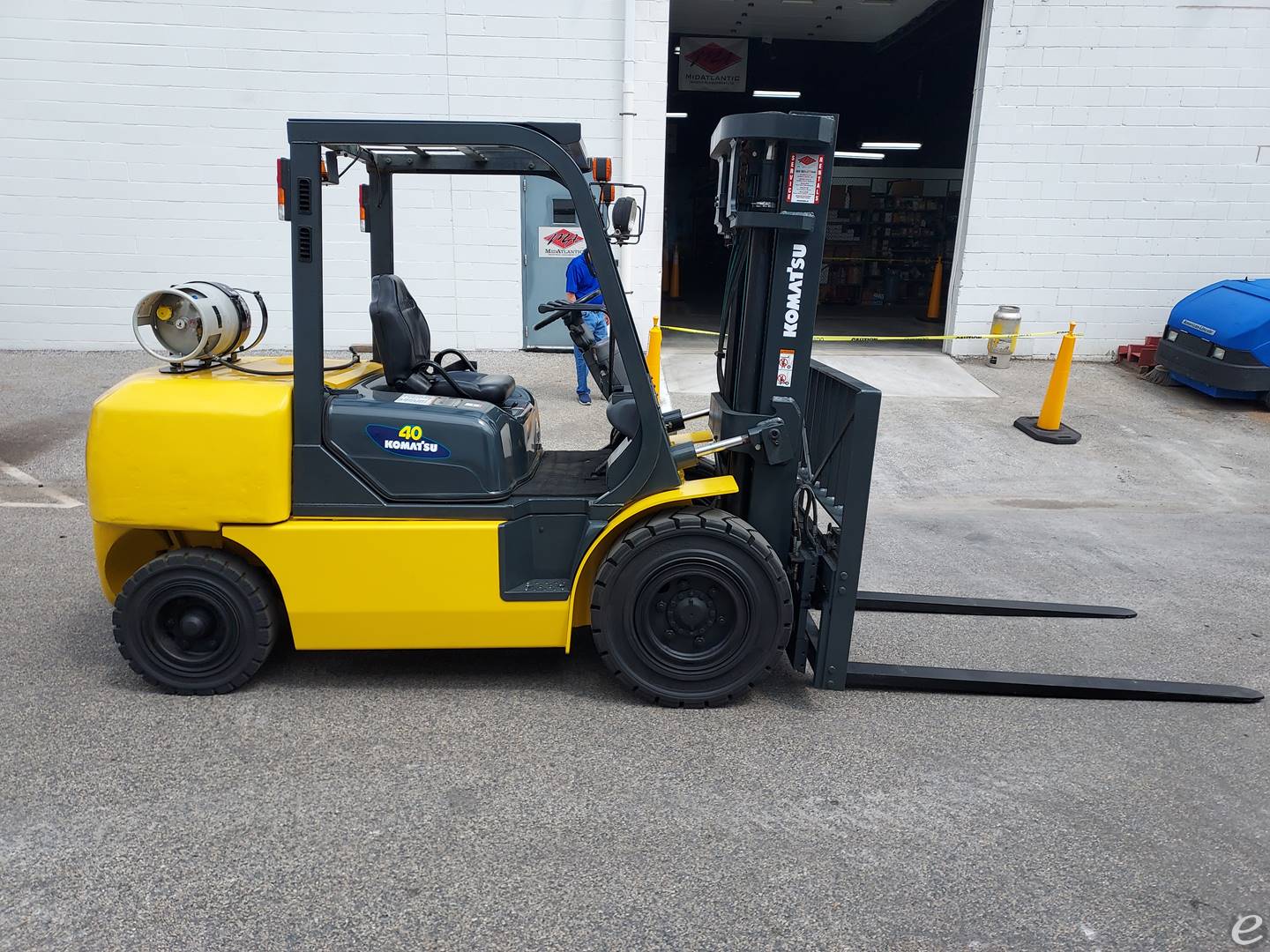 2008 Komatsu FG40T-8 LP Gas Forklif...