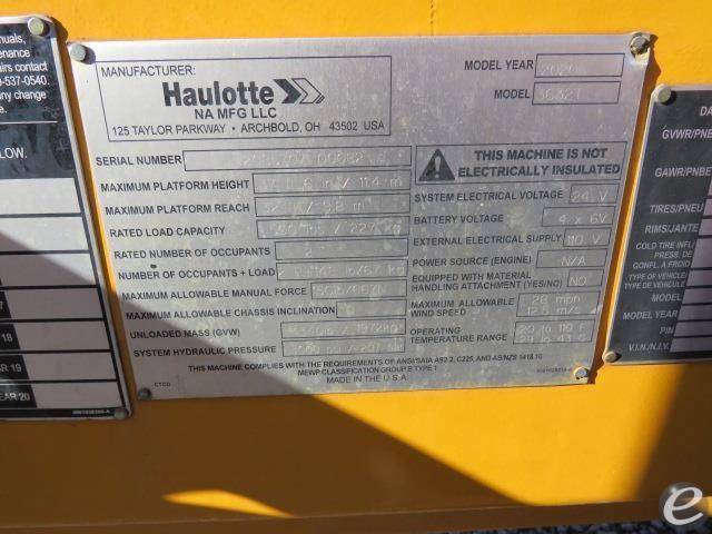 2020 Haulotte Group 3632T
