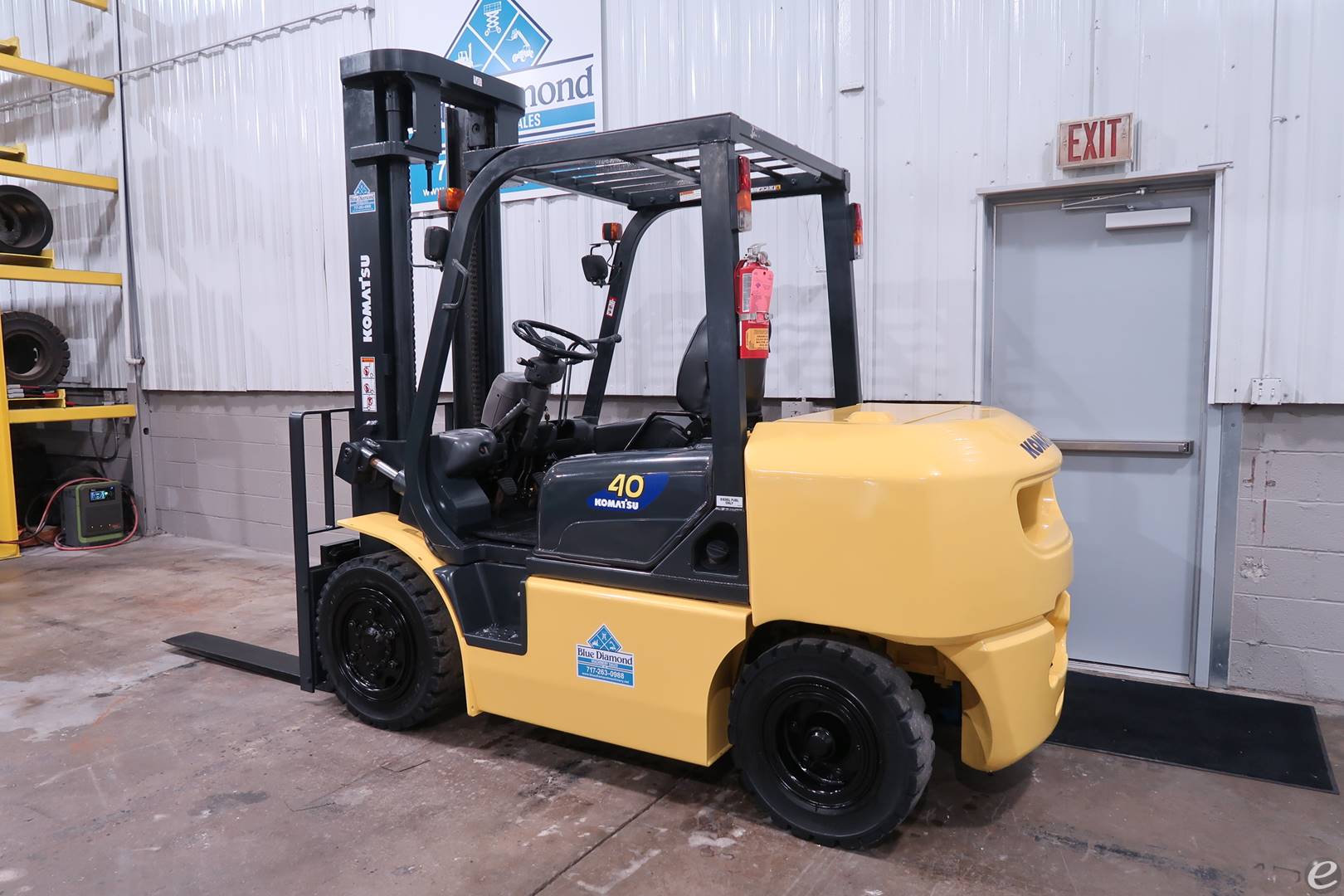 2006 Komatsu FD40ZT-8 Diesel Forklift - 123Forklift