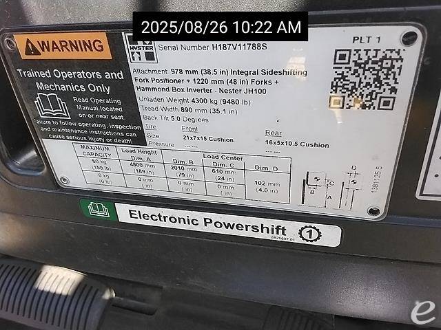 2018 Hyster S50FT