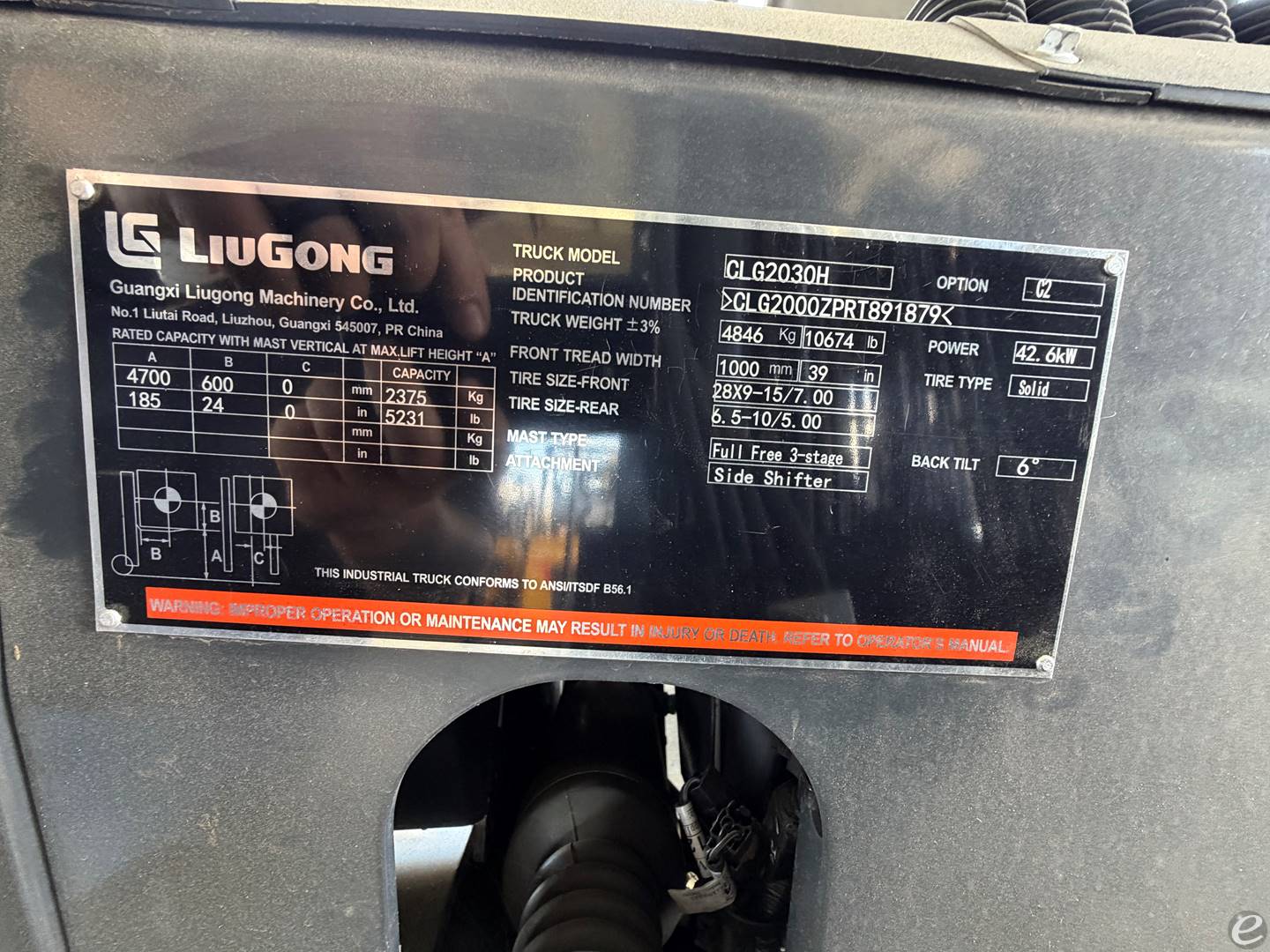 Liugong CLG2030H