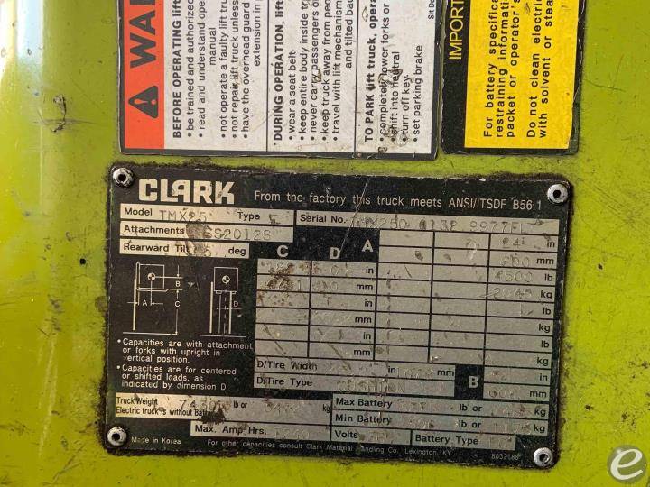 2016 Clark TMX25