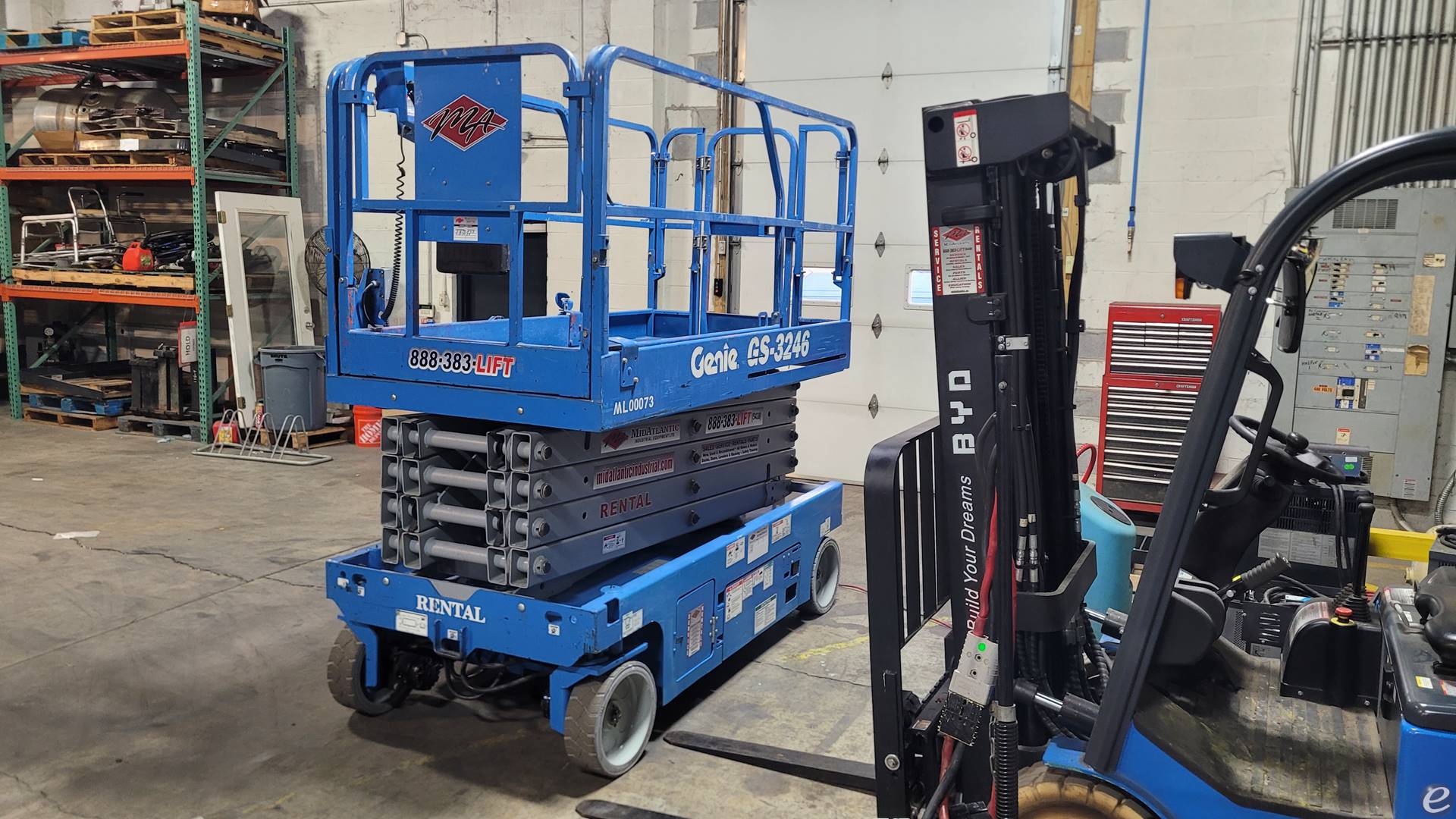 2015 Genie GS-3246 Electric Scissor Lift - 123Forklift