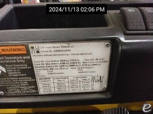 2017 Hyster E60XN