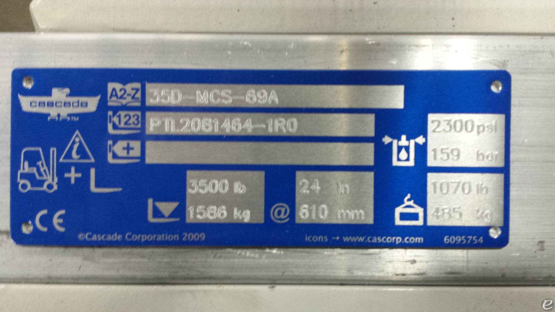 2016 Cascade 35D-MCS-69A