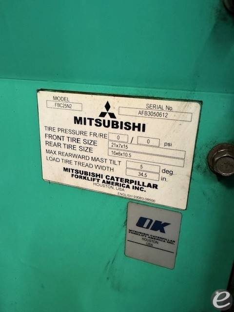 2016 Mitsubishi FBC25N