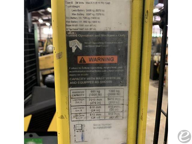 2016 Hyster R30XM3 Electric Order Picker - 123Forklift