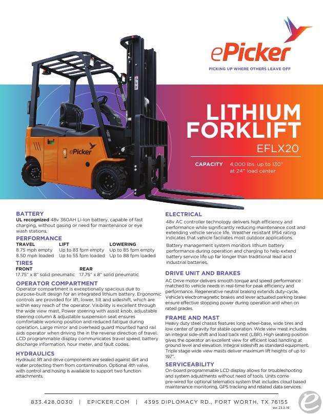 2023 ePicker EFLX18-197