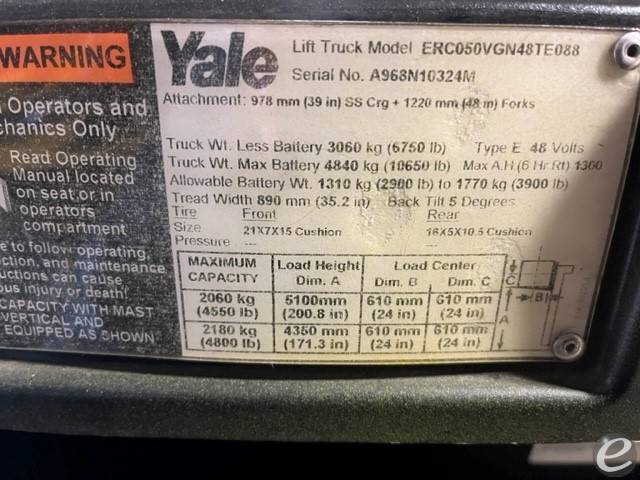 2014 Yale ERC050VGN48TE088