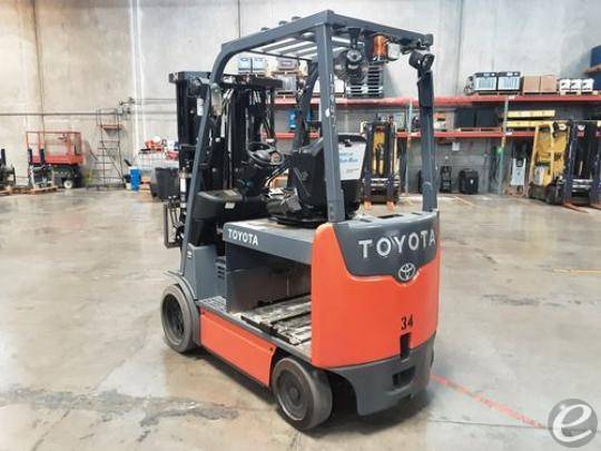 2017 Toyota 8FBCHU25 Electric Forklift - 123Forklift